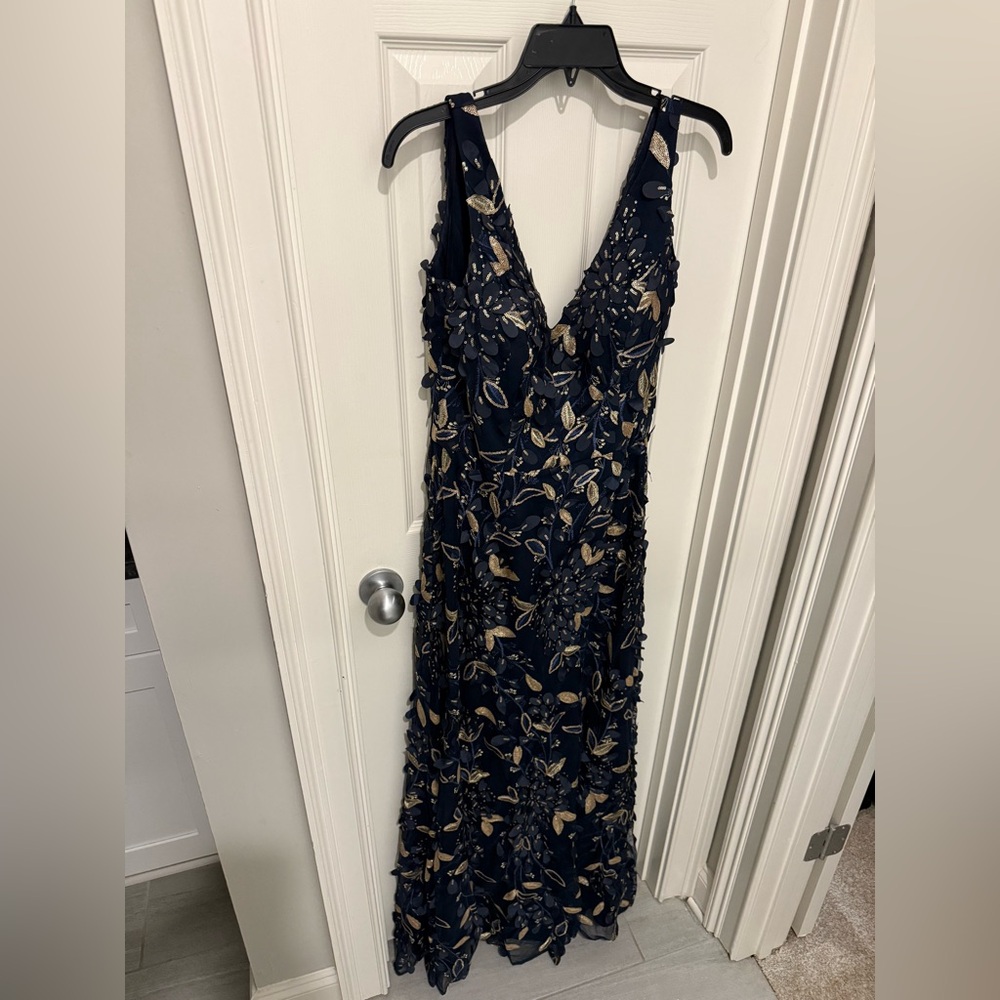 Xscape Midnight Blue Gown